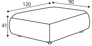 Pufa 120x90 cm GirO