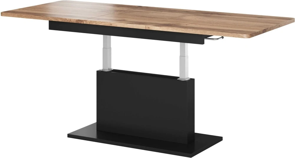 Rozkládací konferenční stolek Busetti do obývacího pokoje dub wotan-černý mat