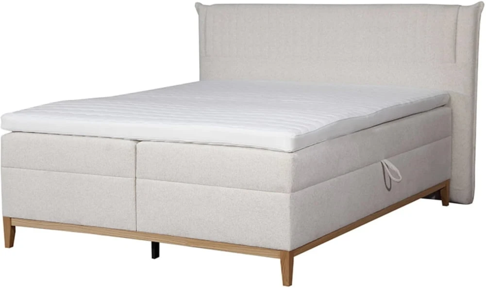 Kontinentální postel Aling 160x200 se dvěma úložnými prostorami