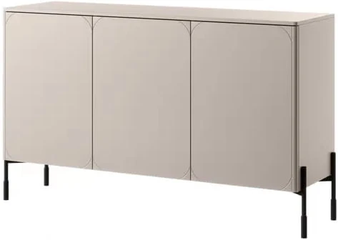 Komoda trzydrzwiowa z półkami Sonatia 150 cm