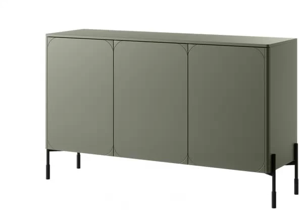 Komoda trzydrzwiowa z półkami Sonatia 150 cm