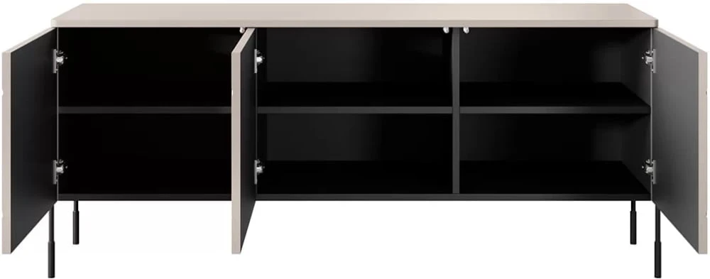 TV stolek s policemi  Sonatia, 150 cm