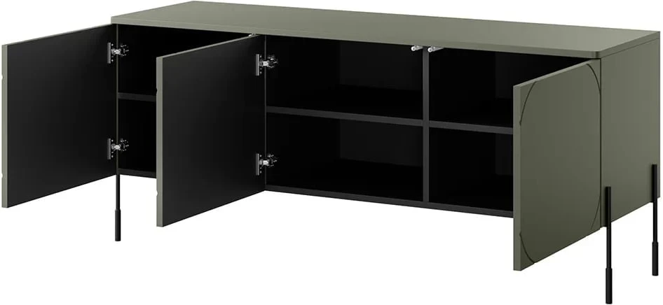 TV stolek s policemi  Sonatia, 150 cm