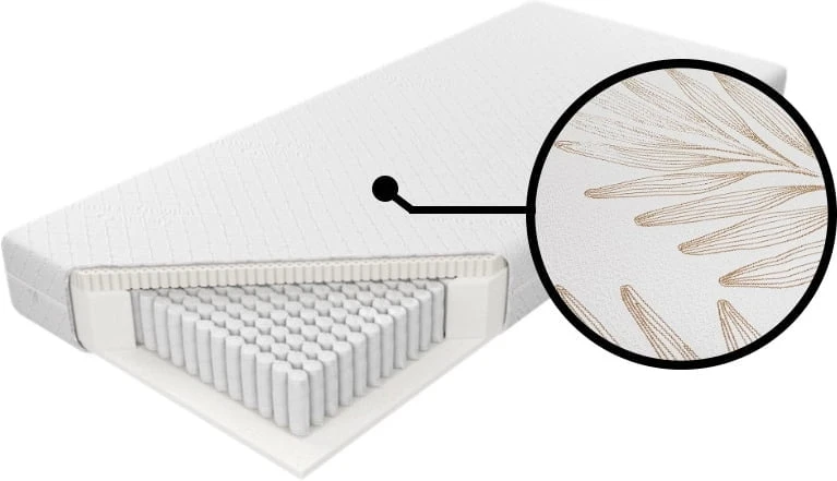 Materac do sypialni Multipocket Talalay Natural H2 90