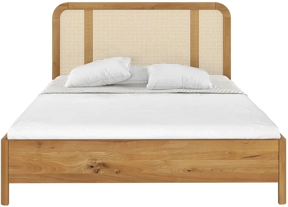 Dřevěná dubová postel Harmark 140