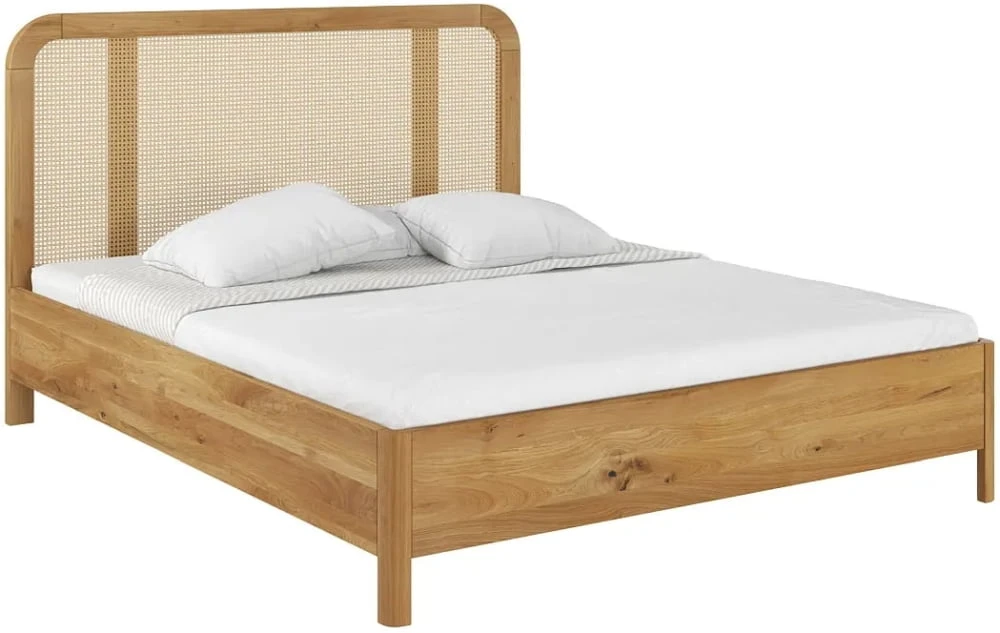 Dřevěná dubová postel Harmark 180