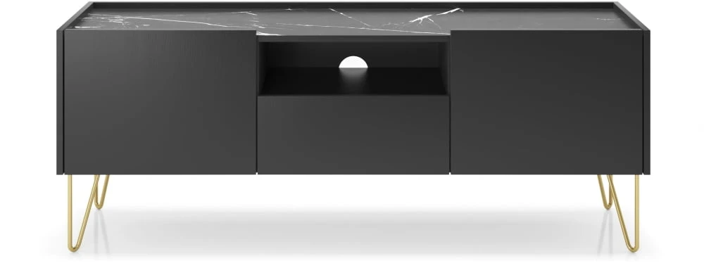 Moderní TV stolek na nožičkách do obývacího pokoje Harmony