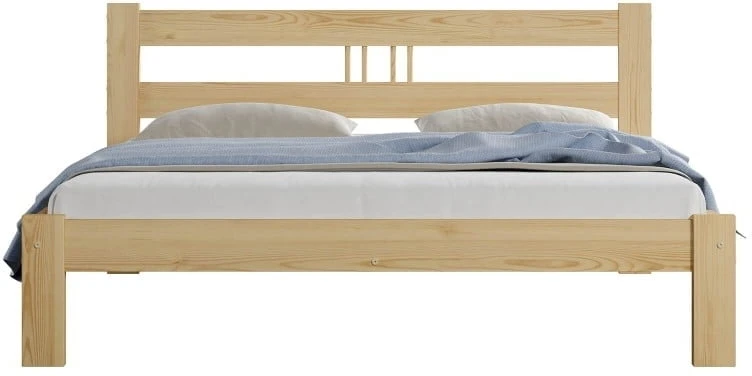 Łóżko drewniane sosnowe Nikola 160x200 na nóżkach