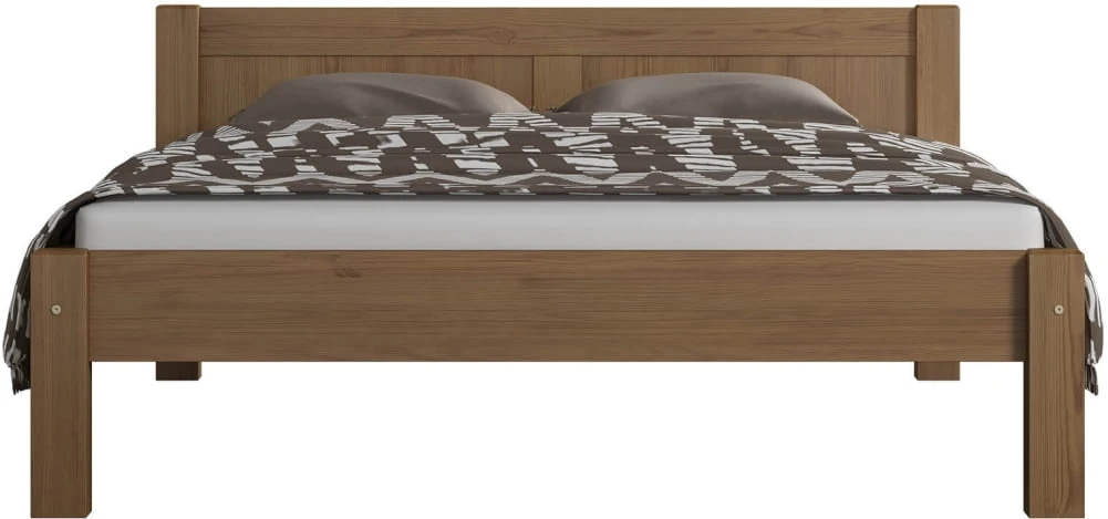 Łóżko drewniane sosnowe Wiktoria 120x200 na wysokich nogach