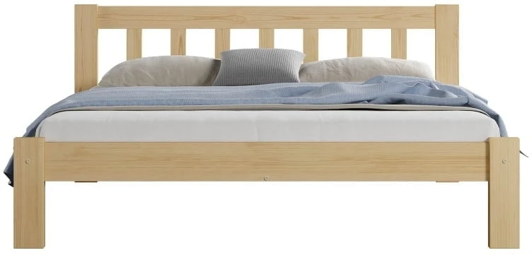 Łóżko drewniane sosnowe Ofelia 160x200 na nóżkach