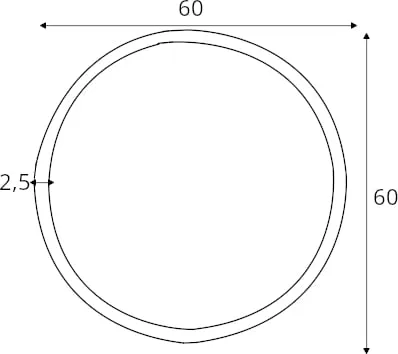 Lustro Orandiu L 60
