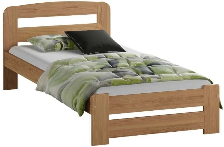 Łóżko drewniane sosnowe Lidia 90x200 na nóżkach