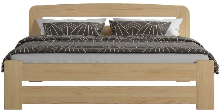 Łóżko drewniane sosnowe Lidia 180x200 na nóżkach