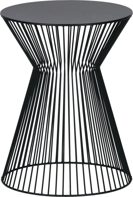 Metalowy stolik Suus w kolorze czarnym