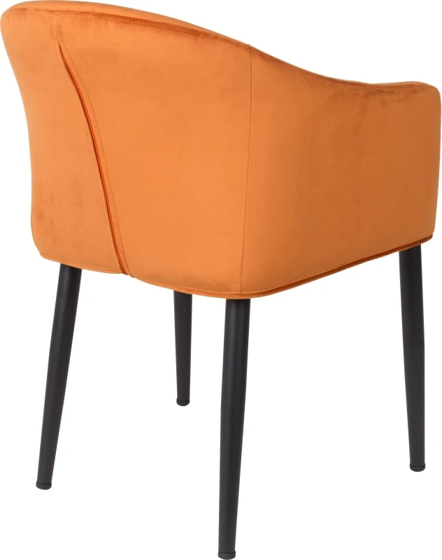 Fotel pomarańczowy Catlin