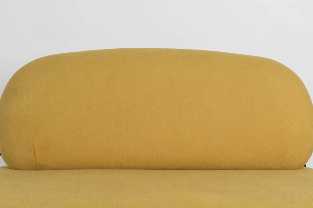 Sofa 2-osobowa Polla żółta