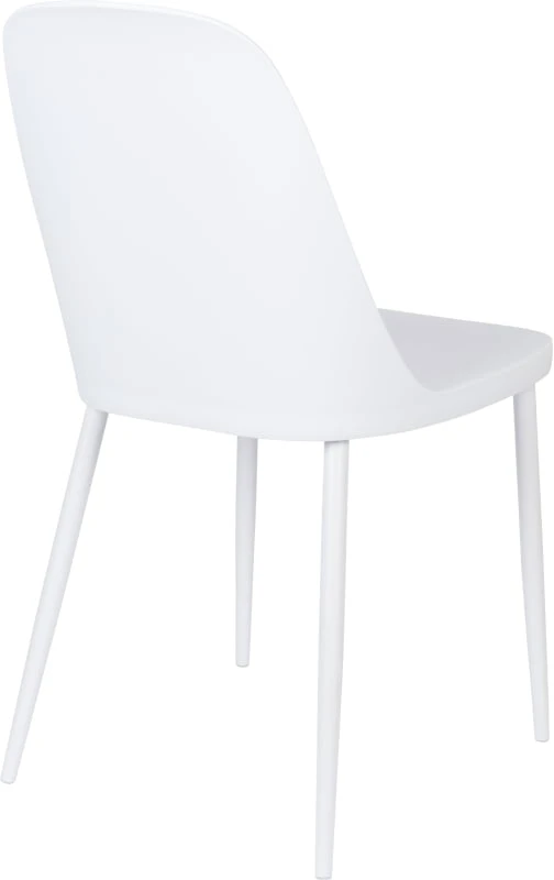 Bílá židle Lip