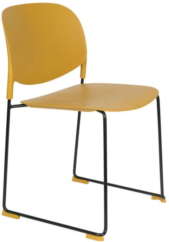 Krzesło Stak musztardowe