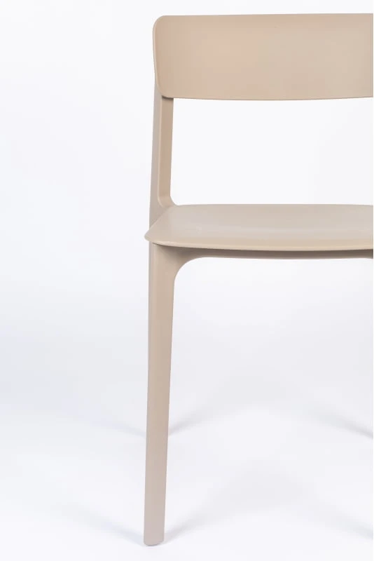 Krzesło Clover jasnobrązowe