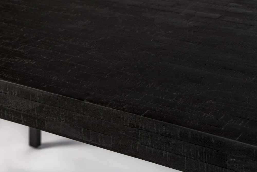 Černý stůl Saris 200X90