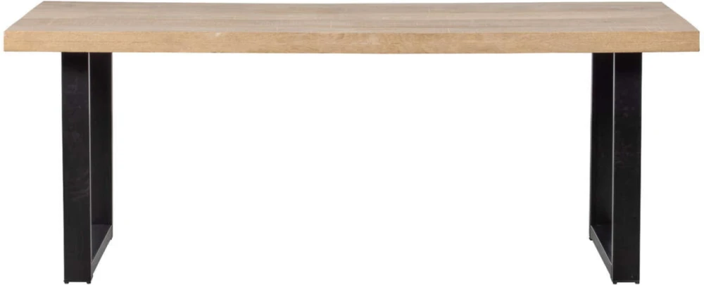Stół z drewna mango z nogą U 180x90 Tablo