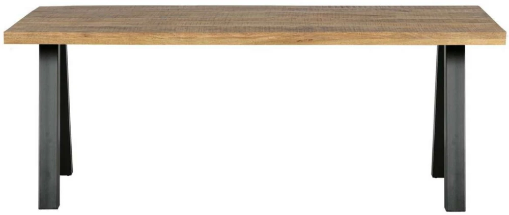Stół z drewna mango z kwadratową nogą 180x90 Tablo 
