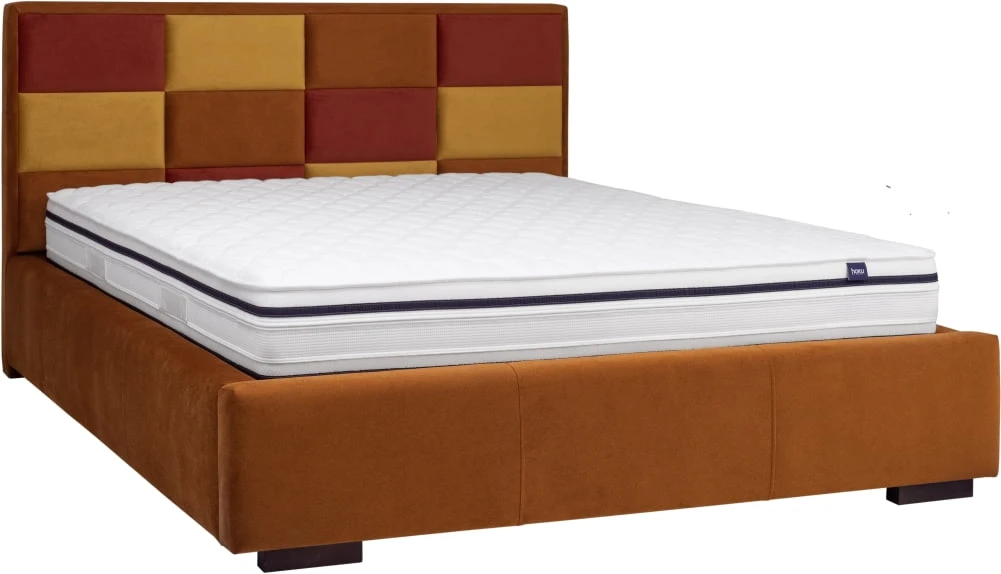 Čalouněná postel Choco 120x200 se zvedacím roštem a úložným prostorem