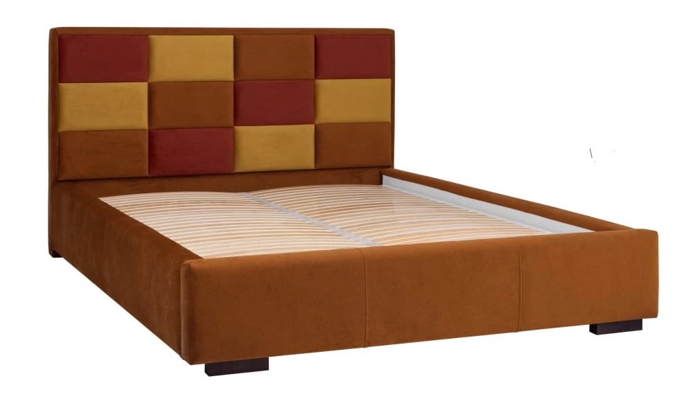 Čalouněná postel Choco 180x200 se zvedacím roštem a úložným prostorem
