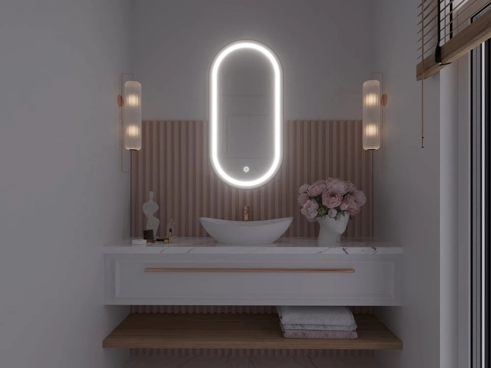 Zrcadlo Robietni L s LED osvětlením
