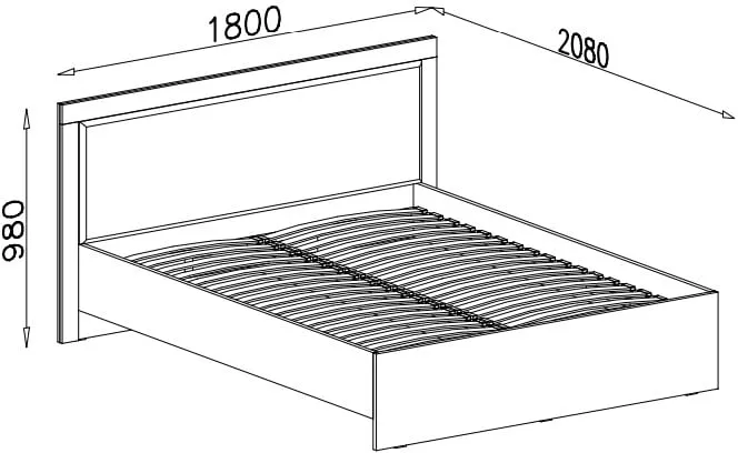 Łóżko Smart 160x200