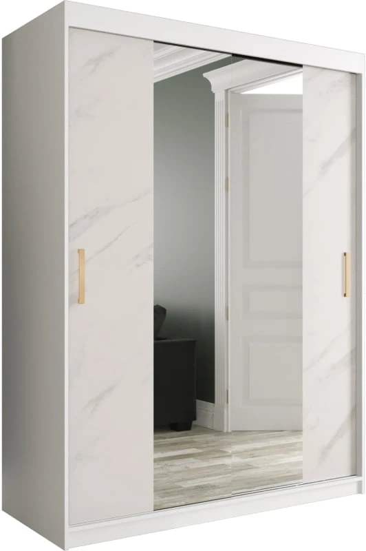 Skříň s posuvnými dveřmi Marmur T1 150