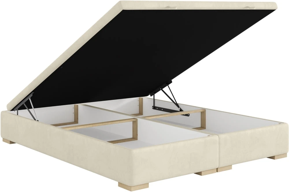 Baza łóżka tapicerowanego Loa z pojemnikiem 140x200