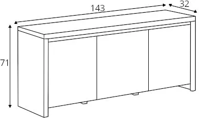 TV stolek Larios