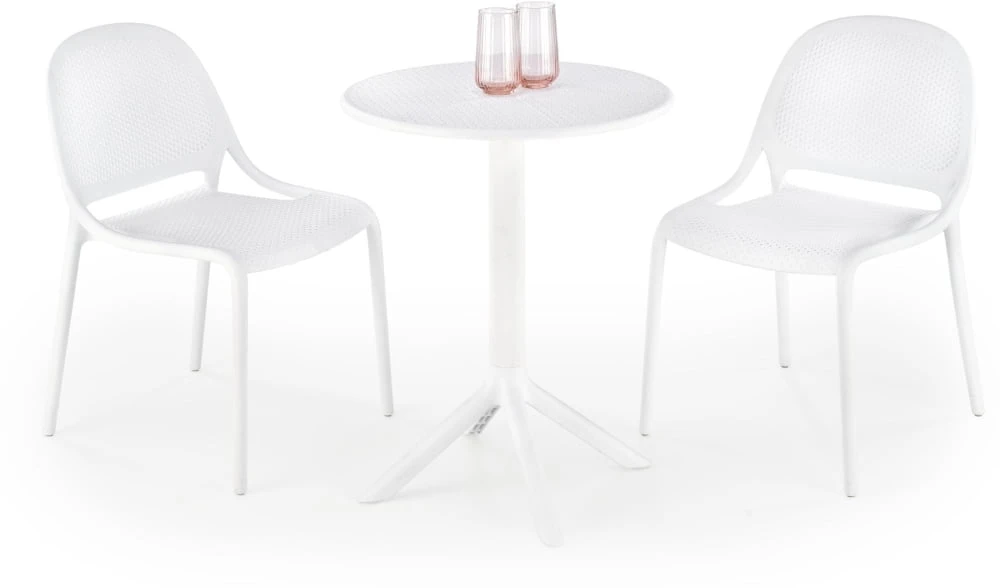 Stół okrągły CALVO biały