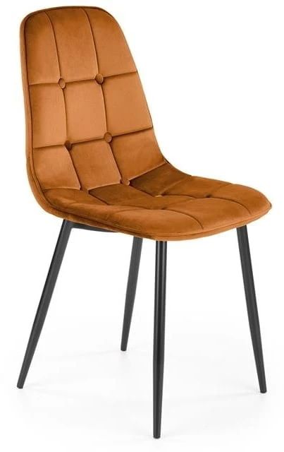 Krzesło K417 cynamonowy velvet