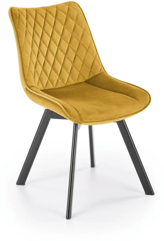 Krzesło K520 musztardowy / czarny