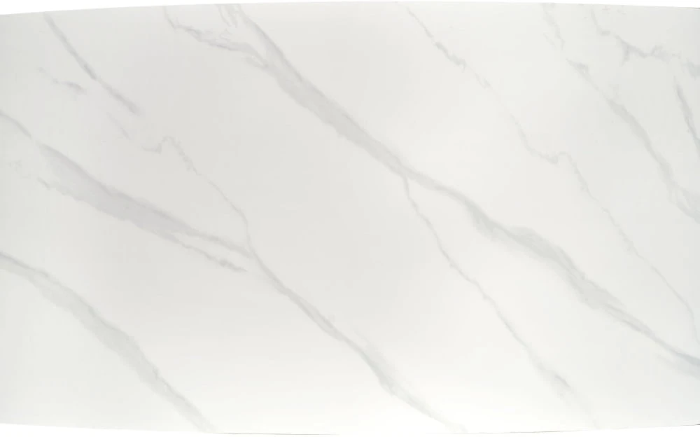 Stół CLEMENTE biały marmur / złoty
