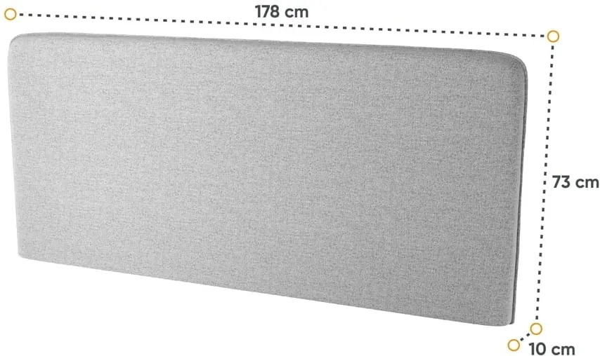 Čalouněné čelo do sklápěcí postele BC-13