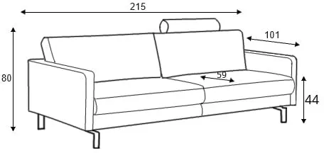 Sofa 3-osobowa Blues