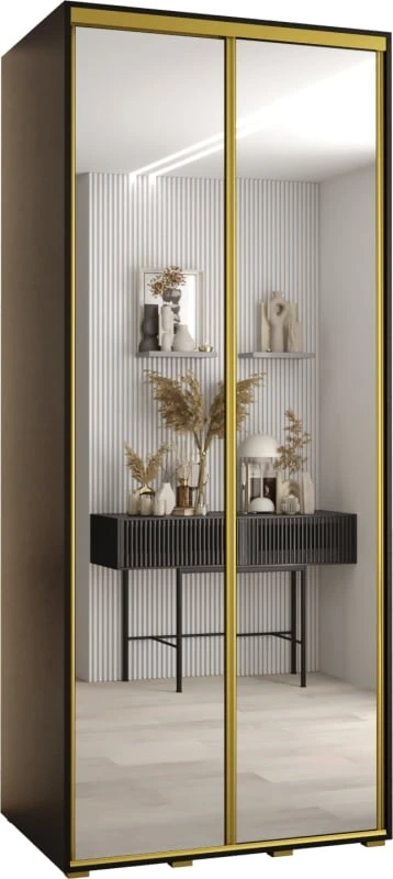 Šatní skříň s posuvnými dveřmi Davos 2 120, hloubka 60 cm