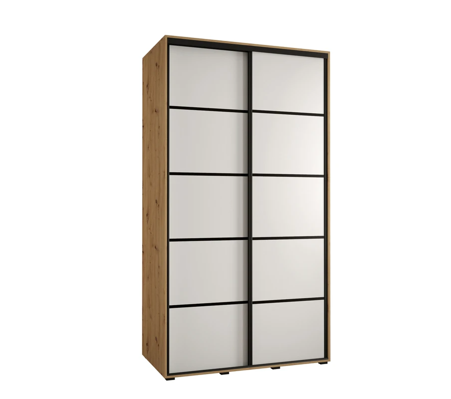 Szafa przesuwna Davos 4 130 60 cm głębokości 