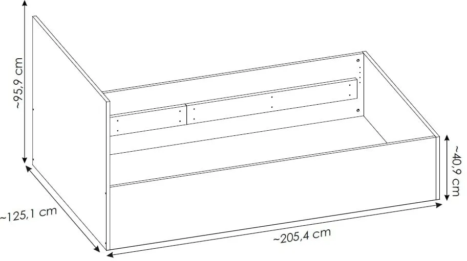 Łóżko 120 Fano