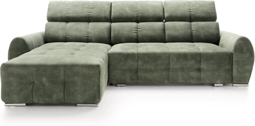 Narożnik Garda III lewostronny z funkcją spania typu puma i pojemnikiem 