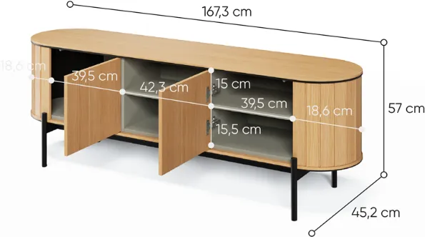 Szafka RTV Rotto 168
