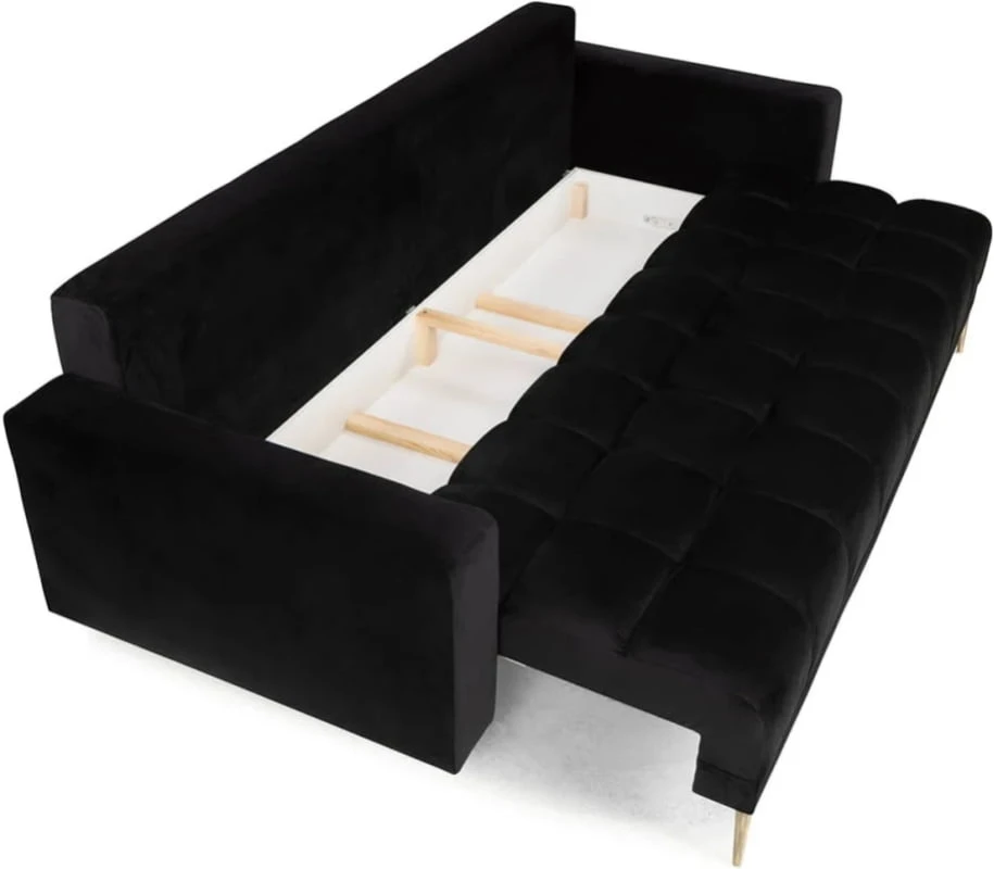 Sofa Belmira z funkcją spania DL i pojemnikiem 
