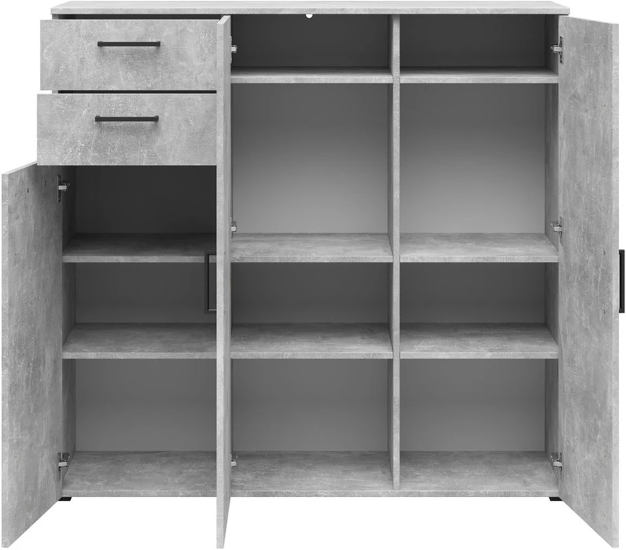 Komoda MultiDo 120 cm se 2 zásuvkami a 2 skříňkami