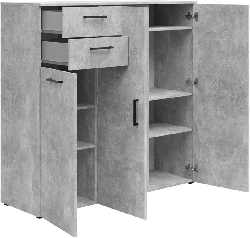 Komoda MultiDo 120 cm se 2 zásuvkami a 2 skříňkami