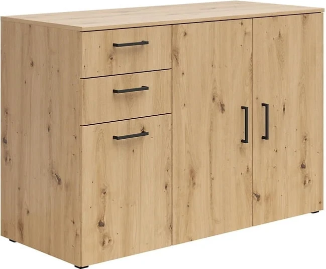 Komoda MultiDo 120 cm z 2 szufladami i 2 szafkami