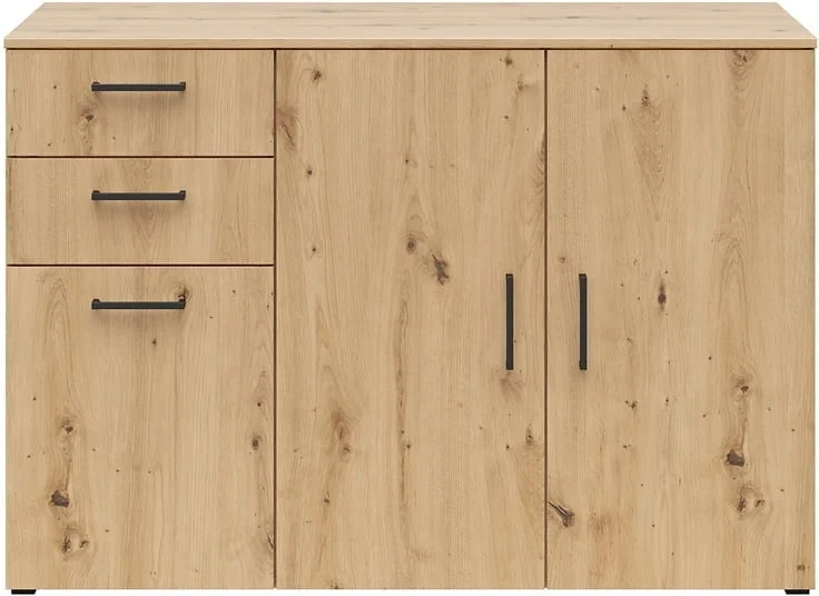 Komoda MultiDo 120 cm z 2 szufladami i 2 szafkami
