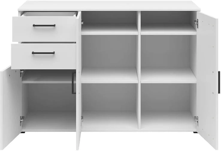 Komoda MultiDo 120 cm se 2 zásuvkami a 2 skříňkami